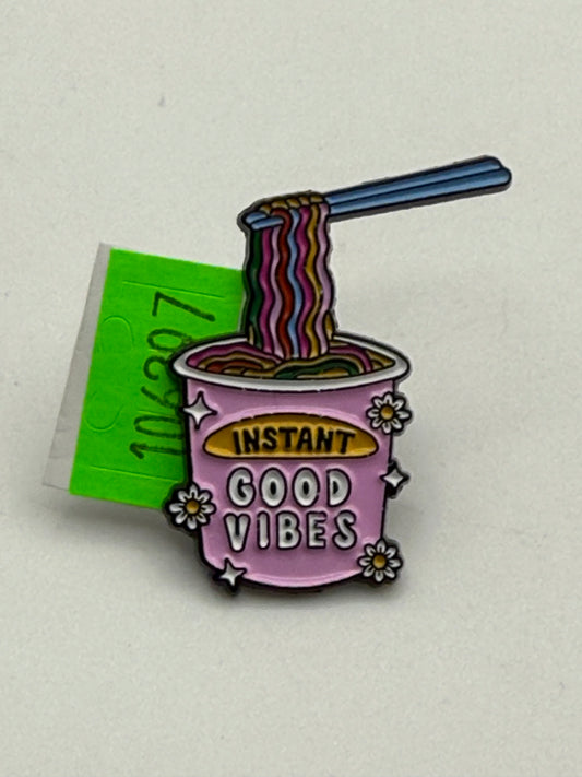 Enamel Pin - Food & Drink - Instant Good Vibes #106297