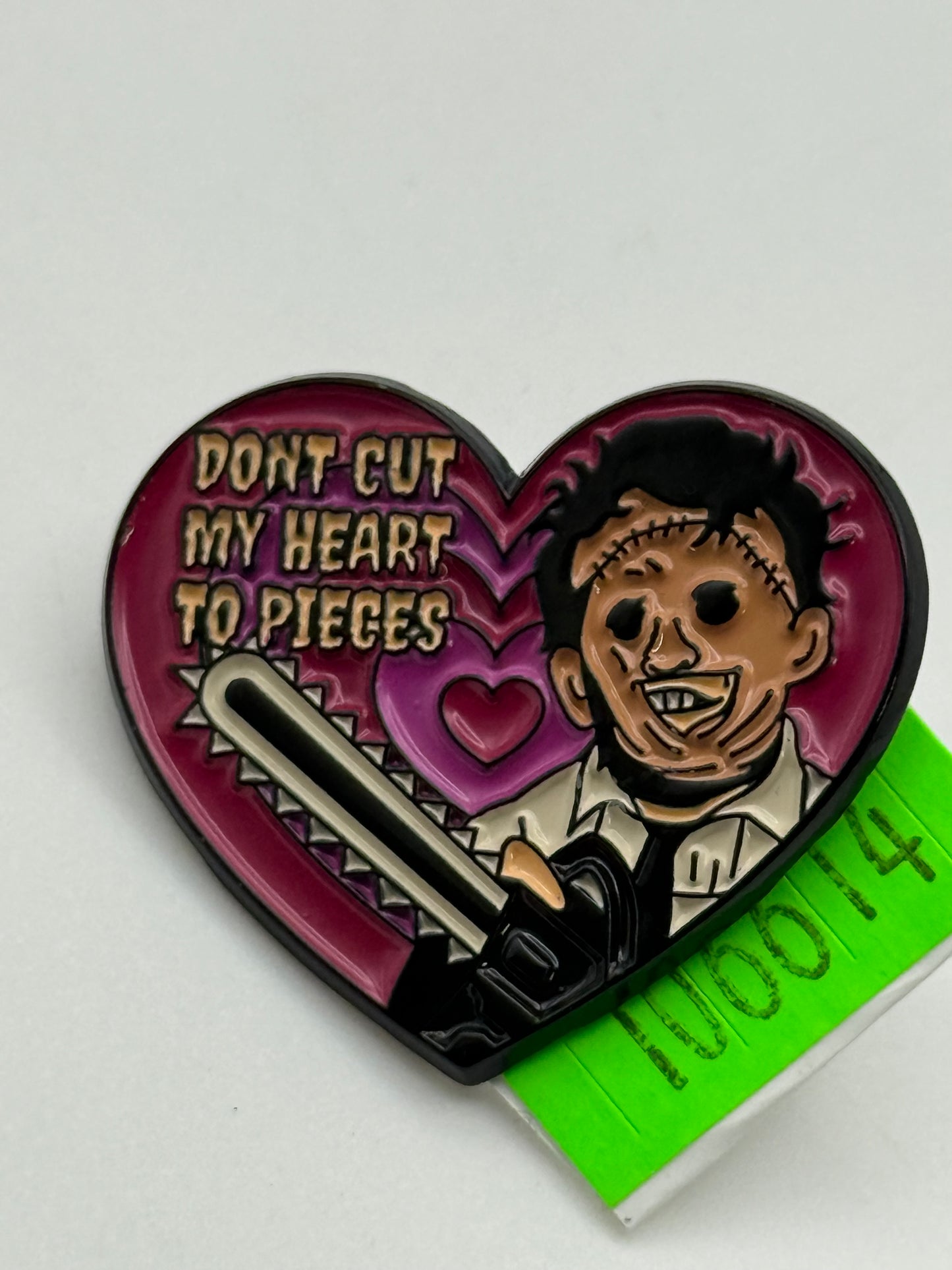 Enamel Pins - Horror Heart - Leatherface #106614