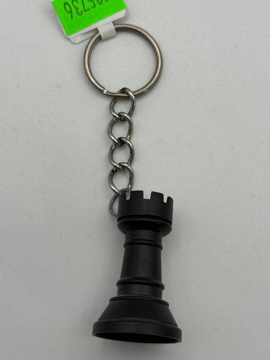 Keychains - Chess Piece - Black Rook #105736