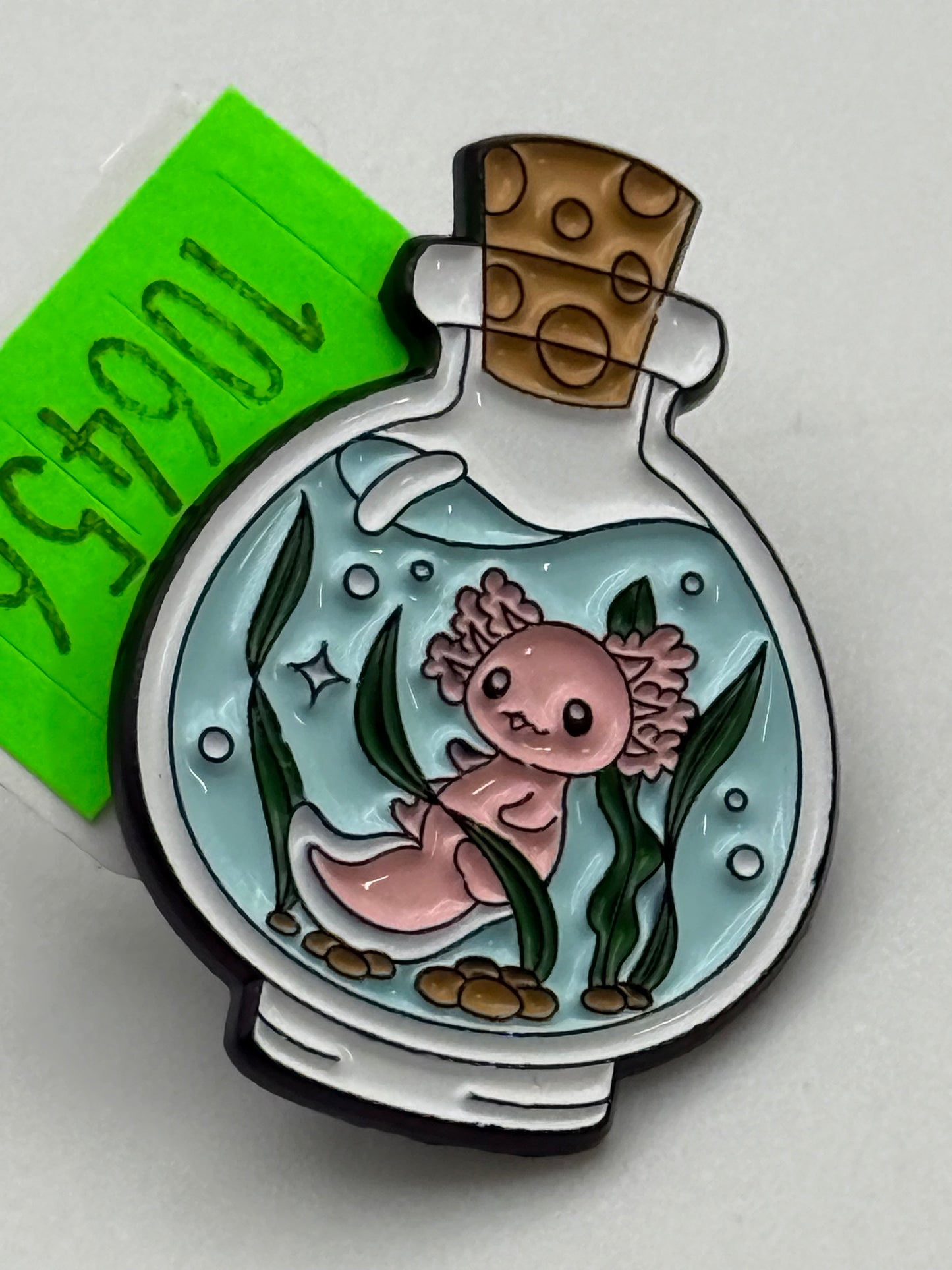 Enamel Pin - Animals - Axolotl - Bottle #106456