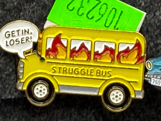 Enamel Pin - Retro Cars - Struggle Bus #106232