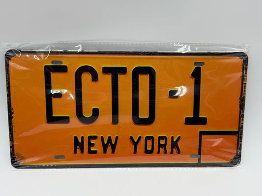 Ghostbusters - Metal License Plate - ECTO-1 #107037