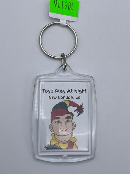 Keychains - Acrylic - Toys Play At Night - Assorted Retro/Toy Theme #106116