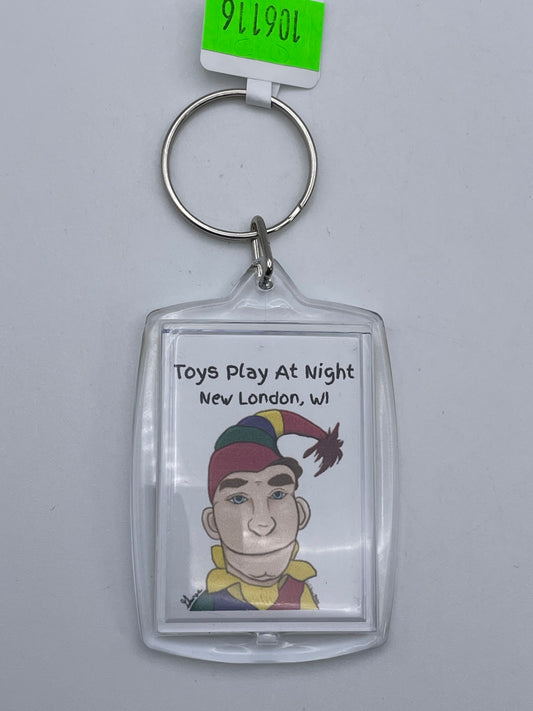 Keychains - Acrylic - Toys Play At Night - Assorted Retro/Toy Theme #106116