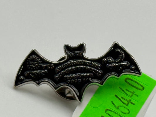 Enamel Pin - Horror - Ouija - Silver Bat #106440