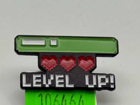 Enamel Pin - Video Games - Nerd Words - Level Up #106464