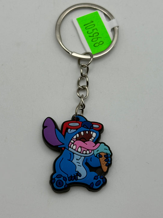 Keychains - PVC - LILO & Stitch - Stitch Eating Ice Cream #105968