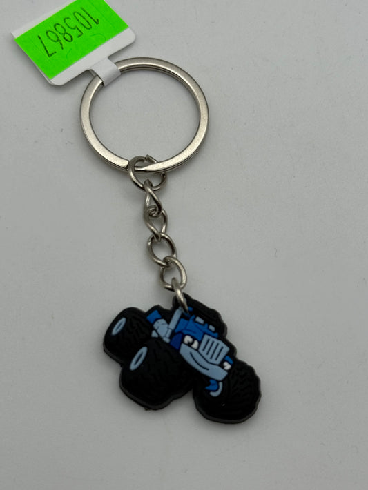 Keychains - PVC - Monster Trucks - Blue #105867