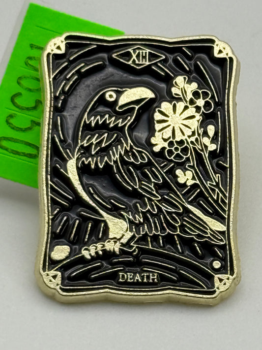 Enamel Pin - Occult - Death Crow #106550