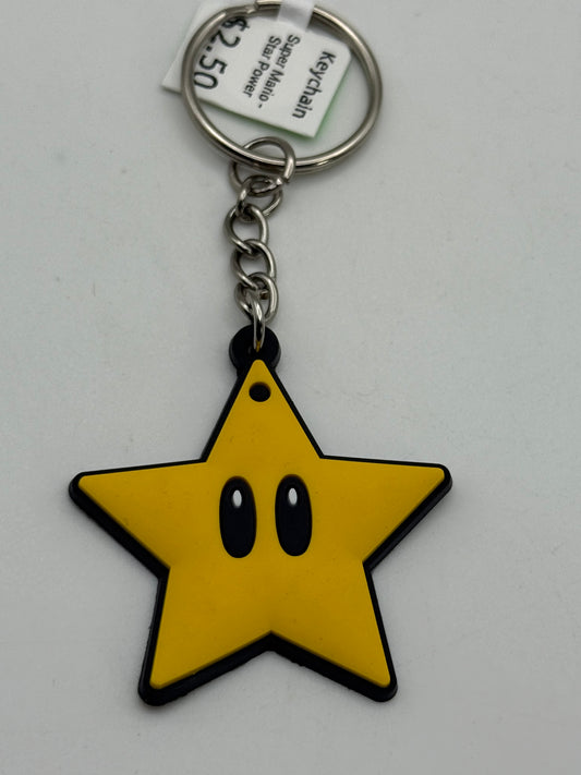 Keychains - PVC - Super Mario - Star Power #105829