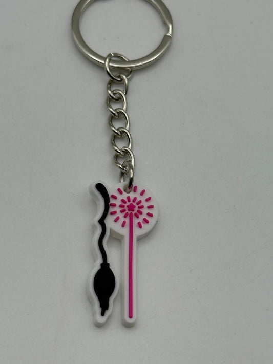 Keychains - PVC - Wicked - Broom & Wand #105922