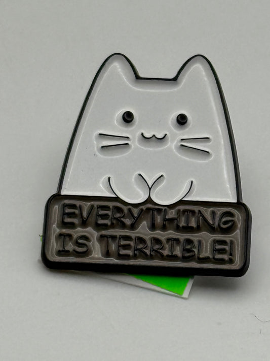 Enamel Pin - Animals - Cats - Everything Is Terrible #106494