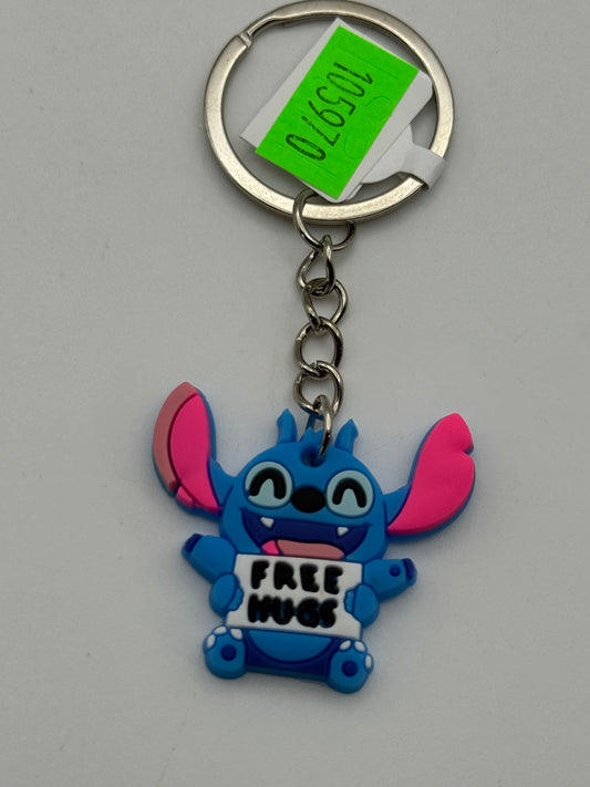 Keychains - PVC - LILO & Stitch - Stitch Free Hugs #105970