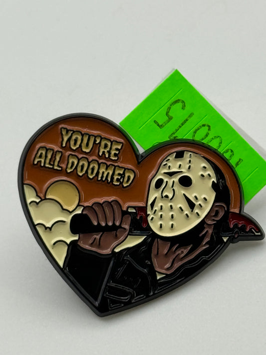 Enamel Pins - Horror Heart - Jason #106615