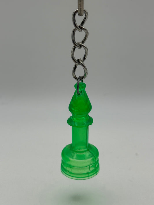 Keychains - Chess Piece - Green Bishop #105726