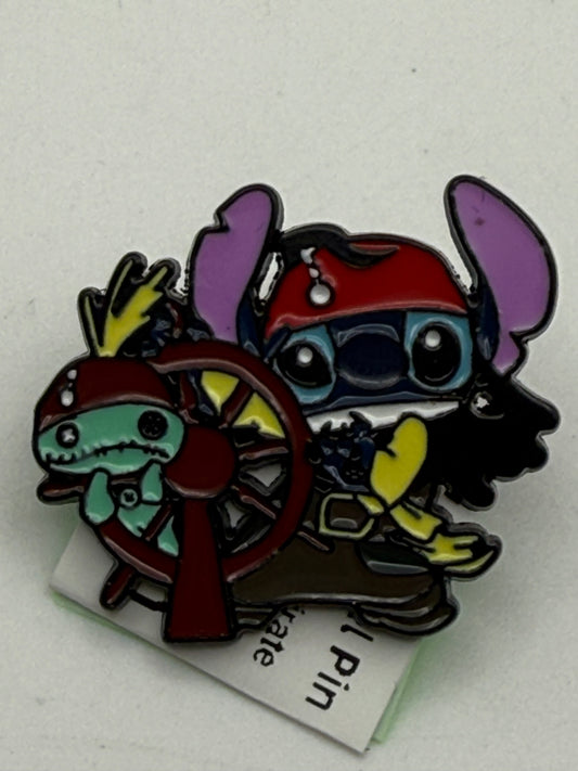 Enamel Pins - Disney - Stitch - Pirate Wheel #106763