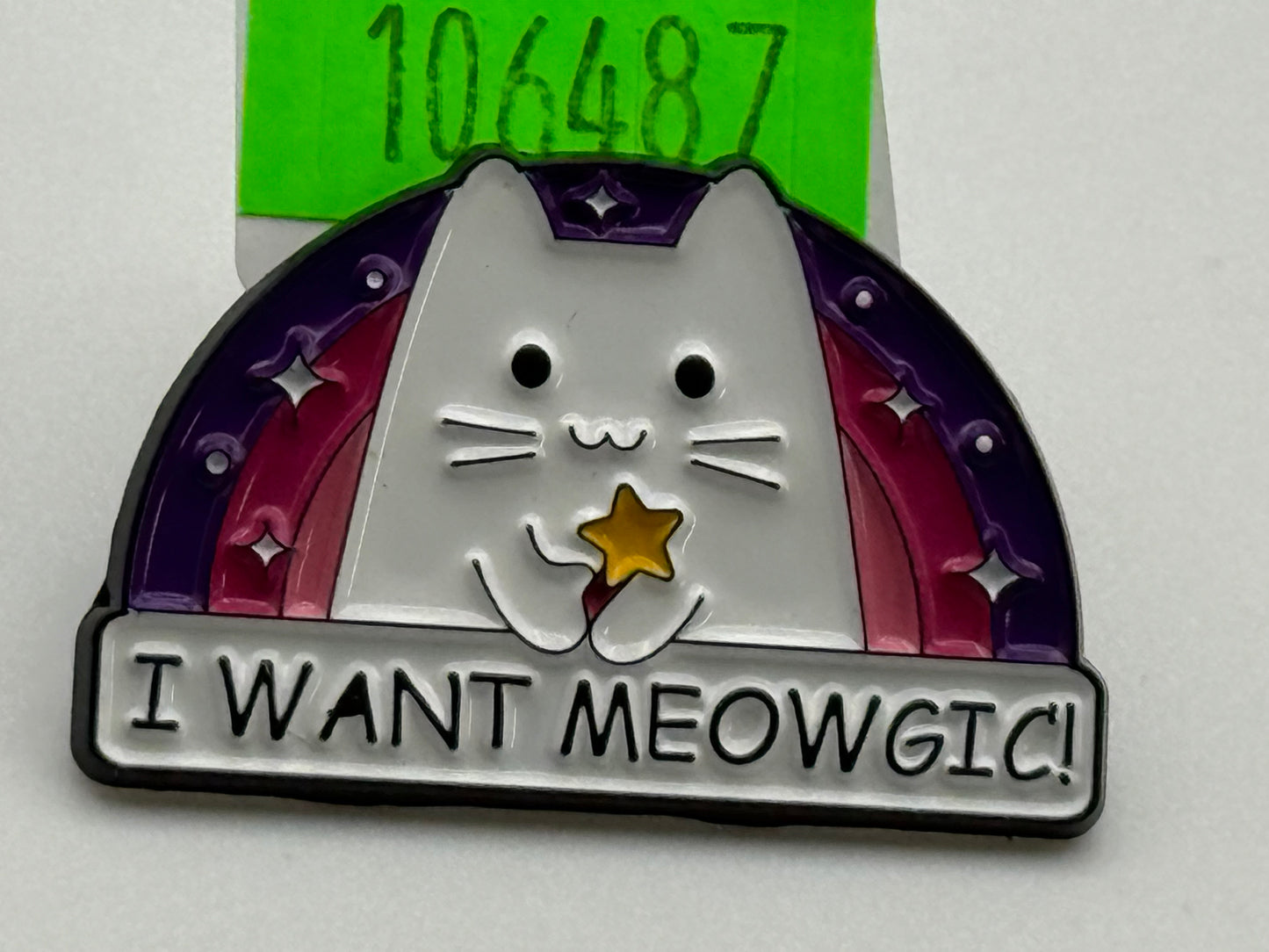 Enamel Pin - Animals - Cats - I Want Meowgic #106487