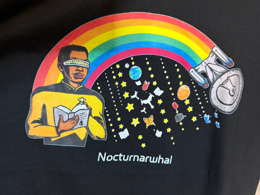 T-Shirts - Star Trek Reading Rainbow - XL #105717