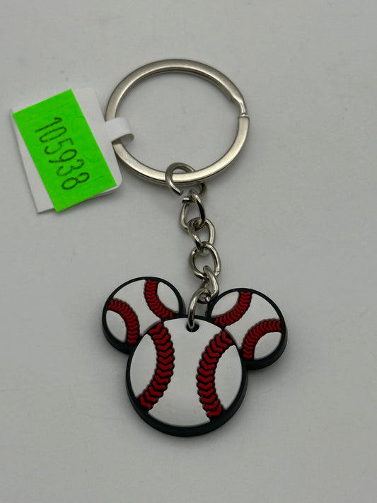 Keychains - PVC - Baseball - Triple Balls #105938