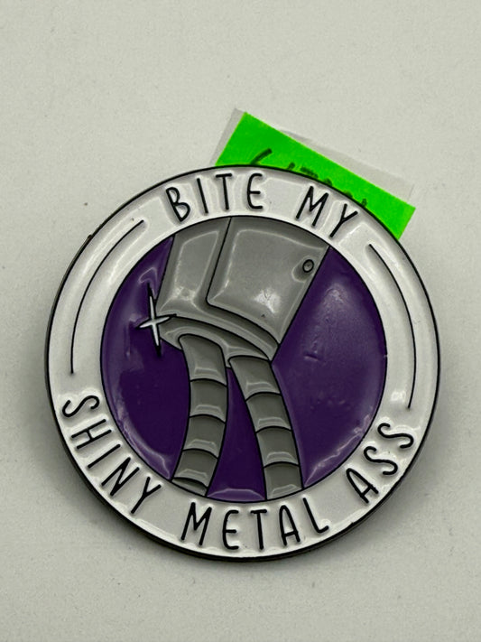 Enamel Pin - Cartoons - Futurama - Bite My Shiny Metal.. #106279