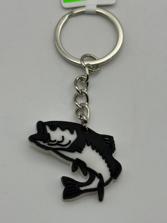 Keychains - PVC - Fishing - Bass Silhouette #105900