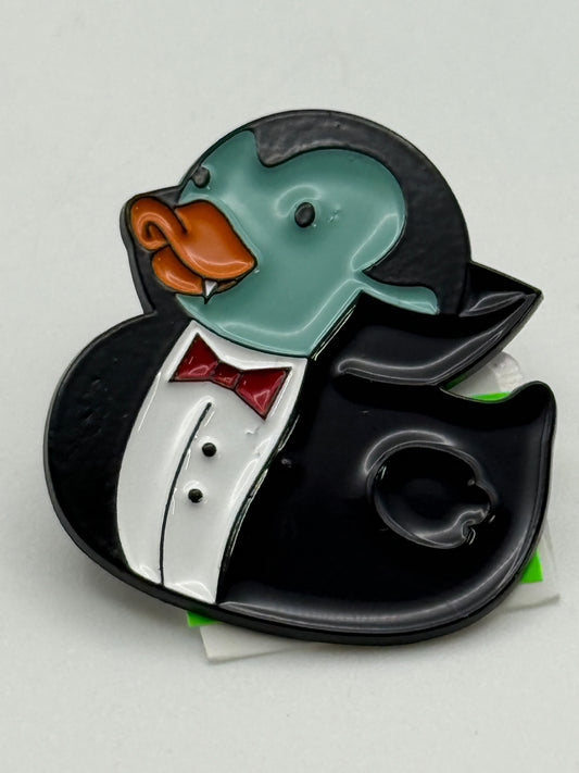 Enamel Pin - Animals - Rubber Ducky - Dracula #106410