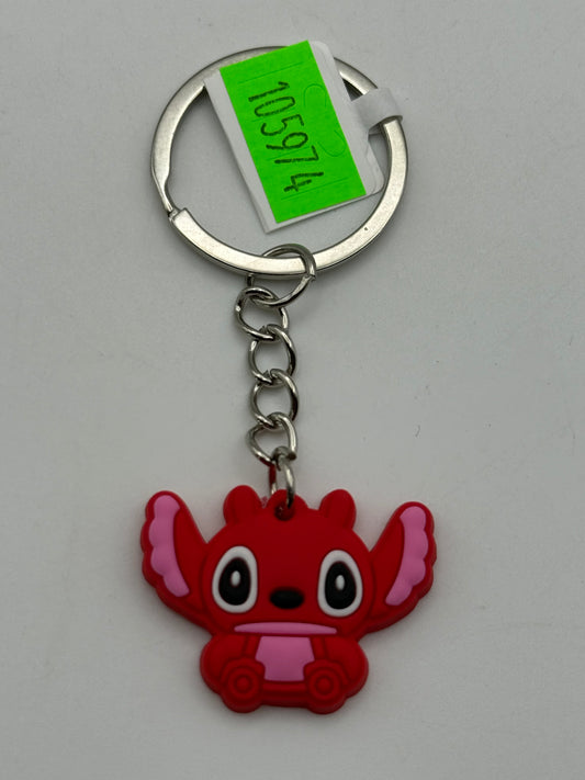 Keychains - PVC - LILO & Stitch - Angel Sitting #105974