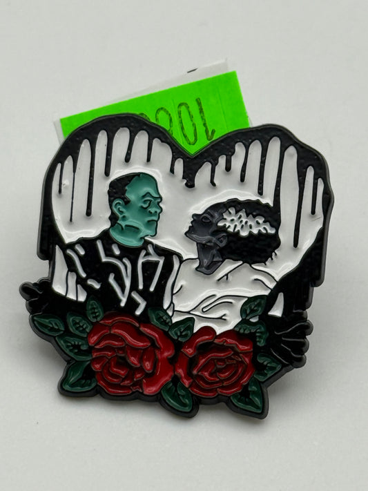 Enamel Pins - Horror Heart - Frankenstein Wedding #106621