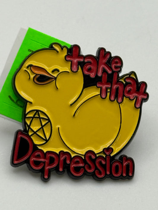 Enamel Pin - Animals - Rubber Ducky - Pentagram #106409