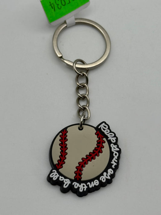 Keychains - PVC - Baseball - Keep Your Eye on the Ball #105934