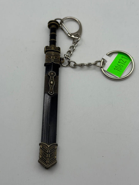 Keychains - Metal - Japanese Sword and Sheath - Style E #106121