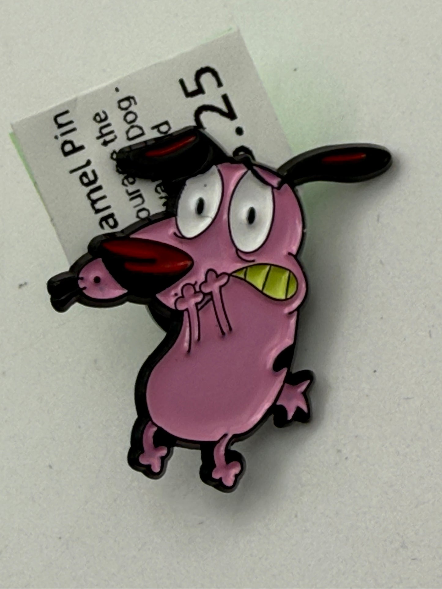 Enamel Pins - Cartoons - Courage The Cowardly Dog - Afraid #106712