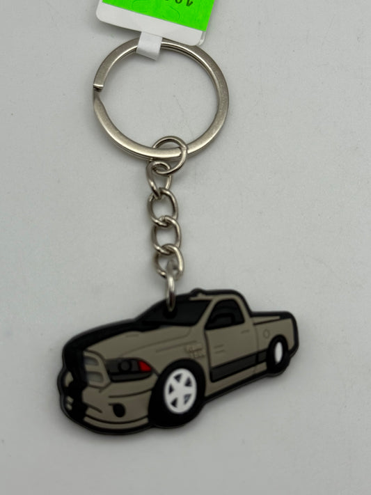 Keychains - PVC - Trucks - Grey Ram 1500 #105866