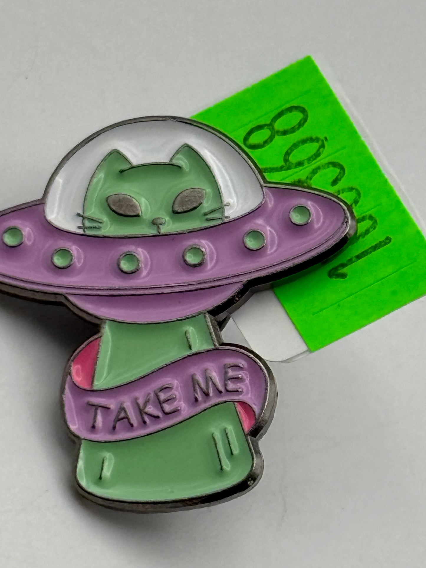 Enamel Pin - Animals - Cat Aliens - Take Me UFO #106368