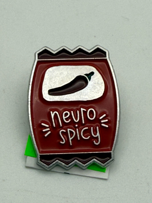 Enamel Pin - Food & Drink - Neuro Spicy Pepper Bag #106292