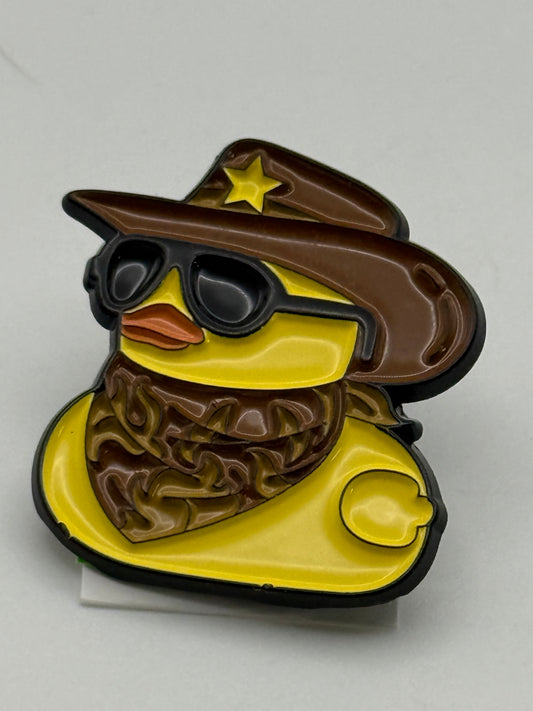 Enamel Pin - Animals - Rubber Ducky - Cowboy Sheriff #106407