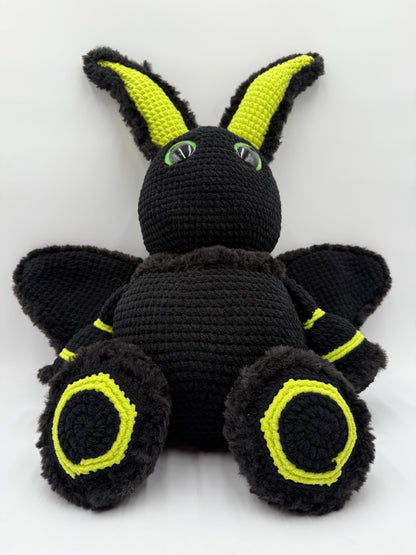 Crochet - Trippy Friends - Neon Goth Moth