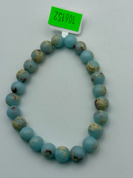 Bracelets - Stone - Sphere Ball - Blue Imperial Jasper #106152