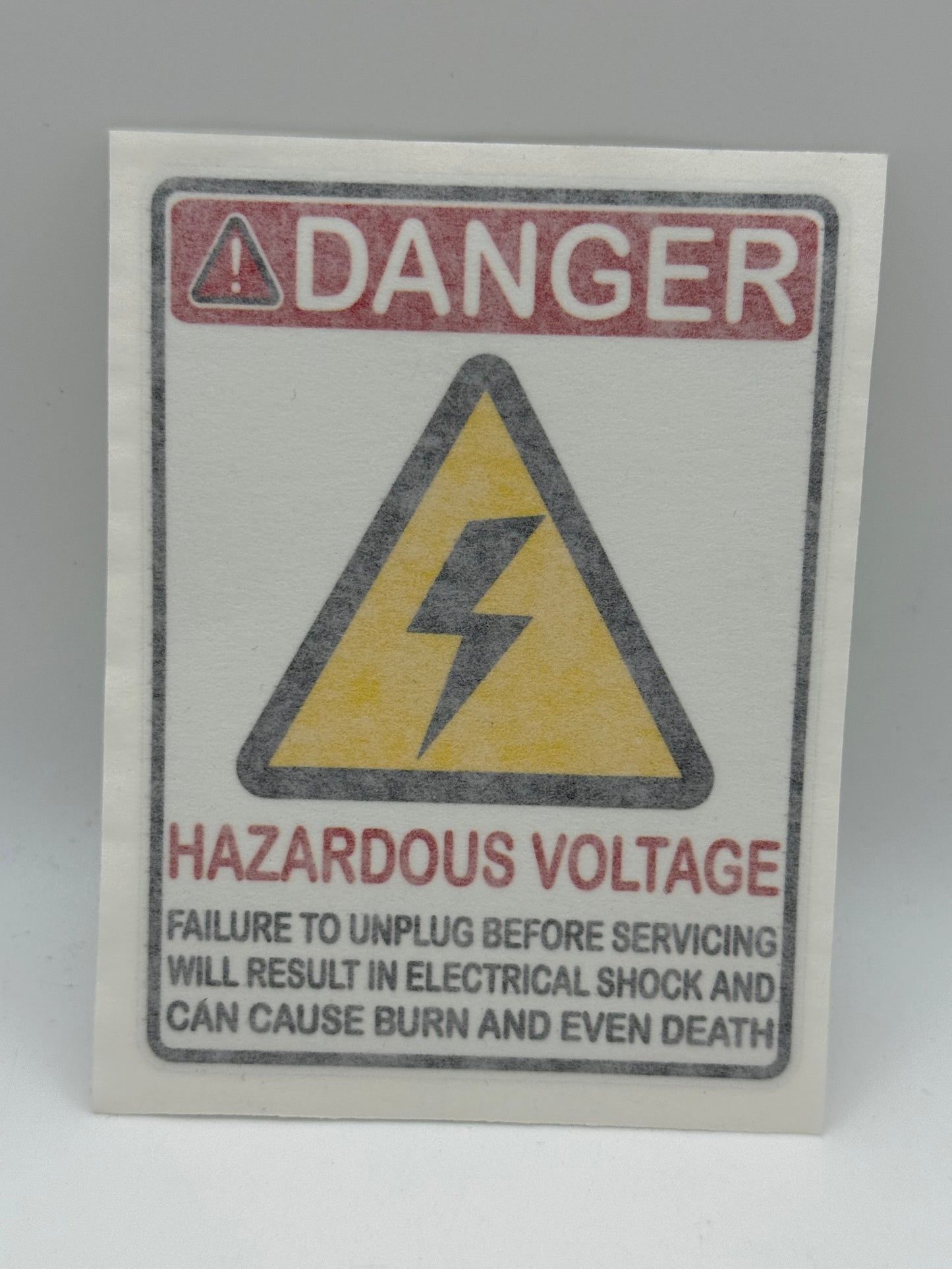 Stickers - Ghostbusters - Danger Hazardous Voltage #107106