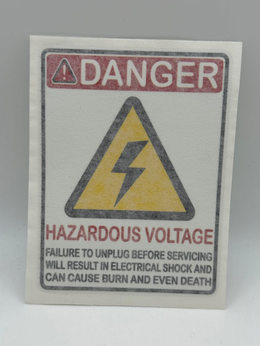 Stickers - Ghostbusters - Danger Hazardous Voltage #107106