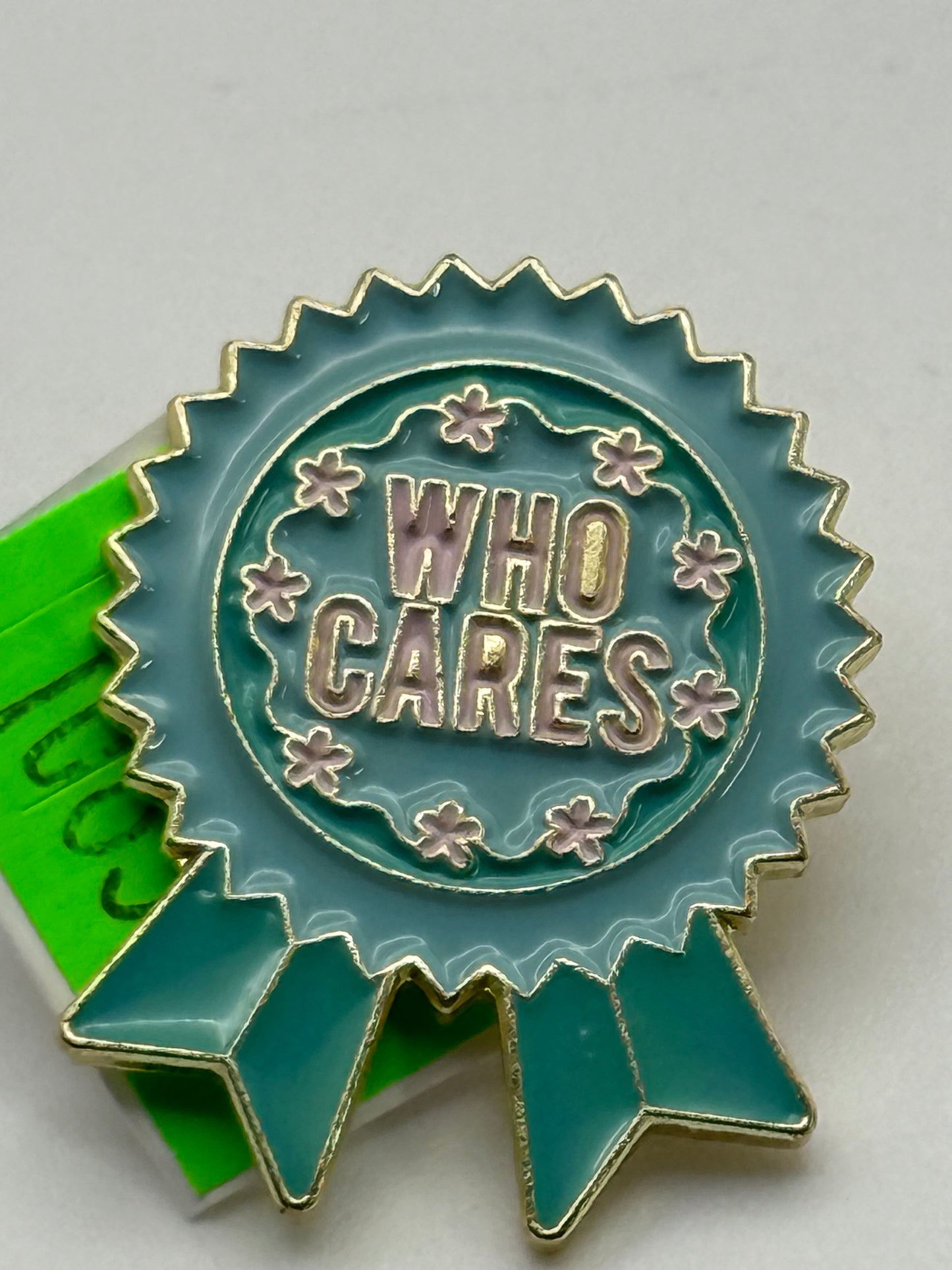 Enamel Pin - Awards - Who Cares #106571