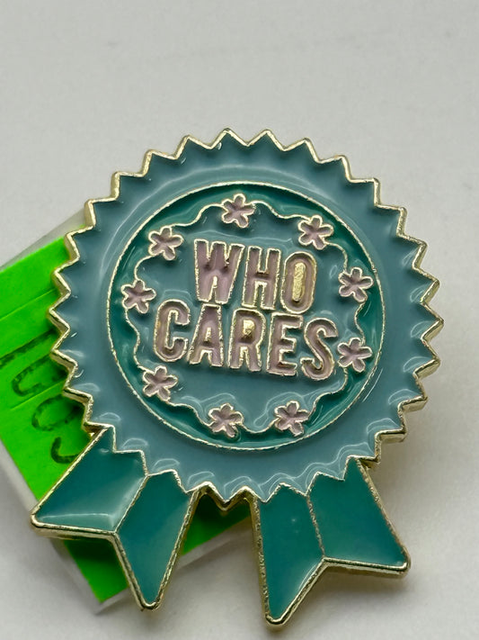 Enamel Pin - Awards - Who Cares #106571