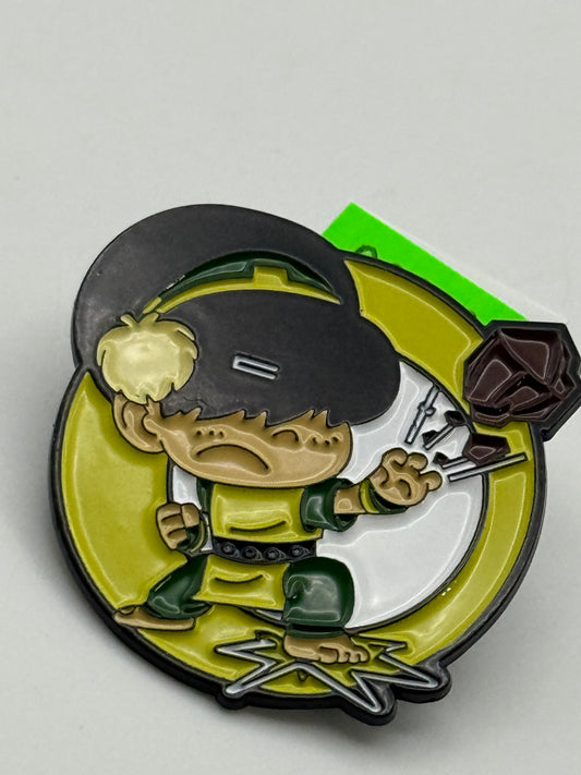Enamel Pin - Avatar Last Air Bender - Toph w/ Element #106585
