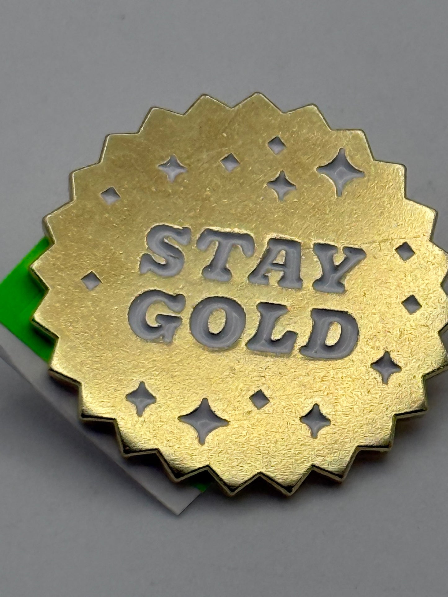 Enamel Pin - Awards - Stay Gold #106576
