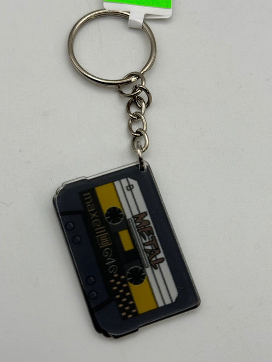 Keychains - Acrylic - Cassette - Metal #105775