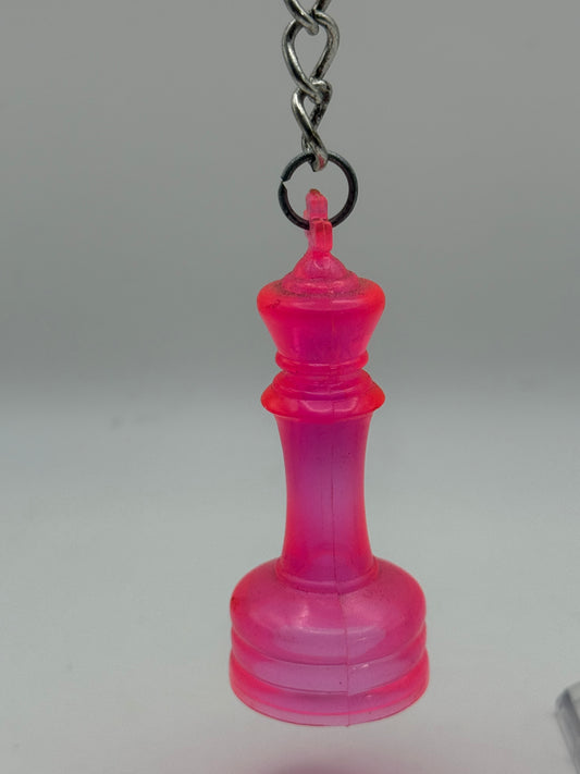 Keychains - Chess Piece - Pink King #105731