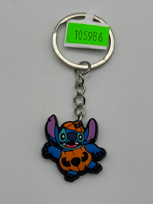 Keychains - PVC - LILO & Stitch - Stitch Pumpkin #105986