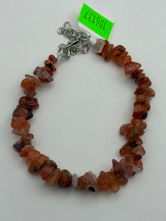 Bracelets - Stone Chip - Carnelian #106137