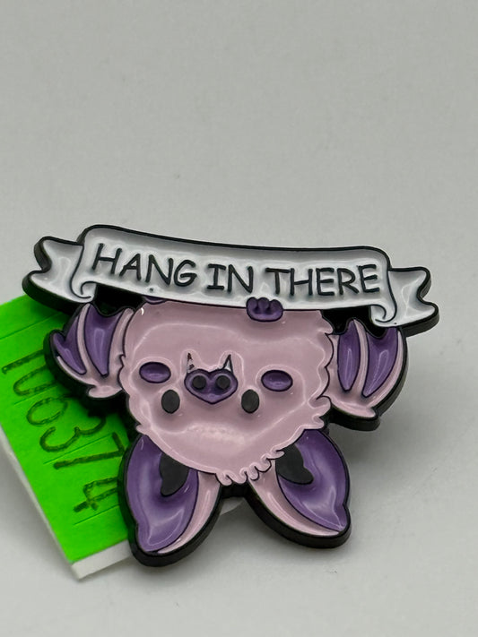 Enamel Pin - Animals - Bat - Hang In There #106374