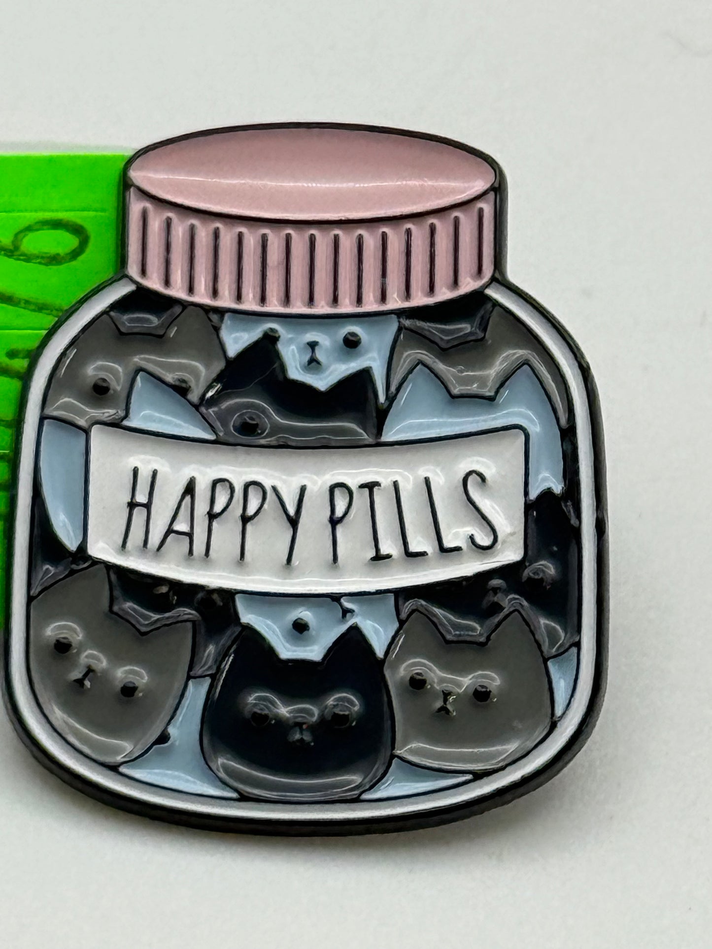 Enamel Pin - Animals - Cats - Happy Pills #106476